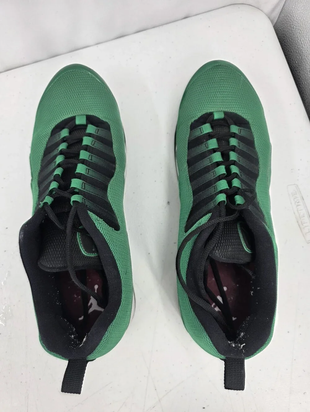 Jordan CMFT Air Max 10 Kelly Green Black 442087-301 Men's Size 12 No Box.